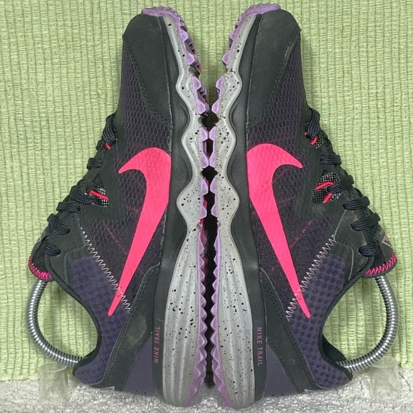 Nike Women's Juniper Trail Black/Pink Running/Hiking Sneaker Shoes Size US 7.5 - Picture 6 of 11